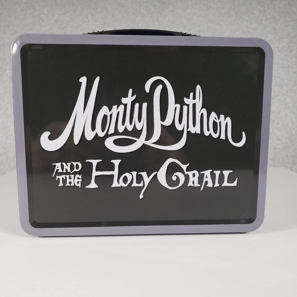 Monty Python and the Holy Grail Tin Lunch Box None Shall Pass Black Knight Metal